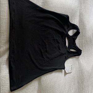Black workout tank top from athleta